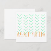 Mahalo Nui Loa Kaart (Voorkant / Achterkant)