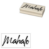 Mahalo-penseel Rubberstempel (Gestempeld)