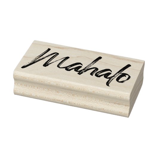 Mahalo-penseel Rubberstempel (Stempel)