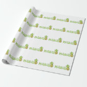 Mahalo Pineapple Cadeaupapier (Uitgerold)