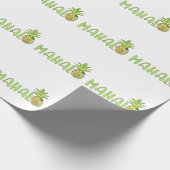 Mahalo Pineapple Cadeaupapier (Hoek)