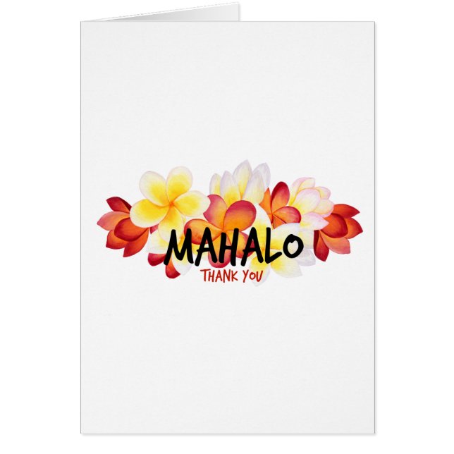 Mahalo Plumeria (Voorkant)