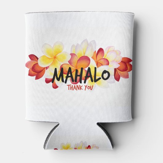 Mahalo Plumeria Blikjeskoeler (Voorkant)