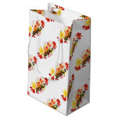 Mahalo Plumeria Klein Cadeauzakje (Achterkant Gekanteld)