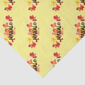 Mahalo Plumeria Tissuepapier (Detail)