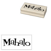 Mahalo retro lounge rubberstempel (Gestempeld)