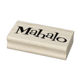 Mahalo retro lounge rubberstempel