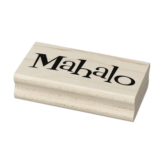 Mahalo retro lounge rubberstempel (Stempel)