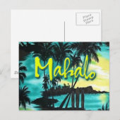 Mahalo Sunset Briefkaart (Voorkant / Achterkant)