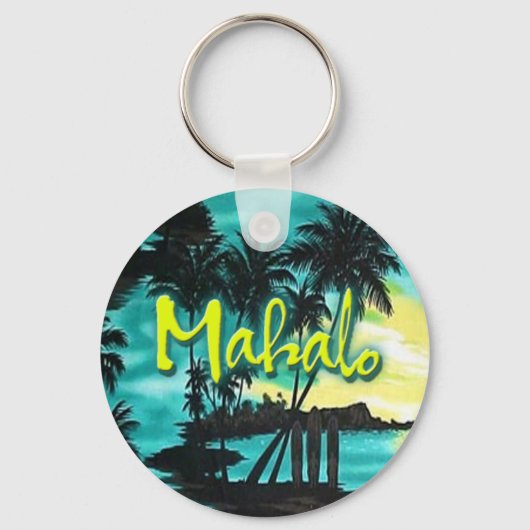 Mahalo Sunset Sleutelhanger (Voorkant)