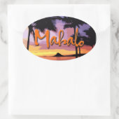 Mahalo Sunset Sticker (Tas)