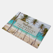 MAHALO VOOR HET VERWIJDEREN VAN UW SCHOENEN - DEUR DEURMAT (Schuin)