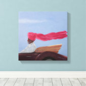 Maharajah at Speed Canvas Afdruk (Insitu (Houten vloer))