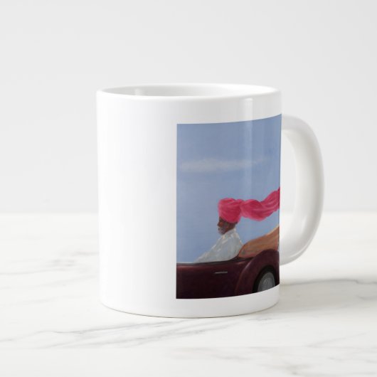 Maharajah op Speed Grote Koffiekop (Voorkant rechts)