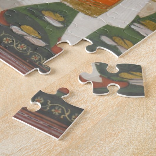 Maharana Bhim Singh in Processieindige Art Legpuzzel (Zijkant)