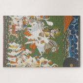 Maharana Bhim Singh in Processieindige Art Legpuzzel (Horizontaal)