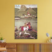 Maharana Jawan Singh Canvas Afdruk (Insitu (Woonkamer))