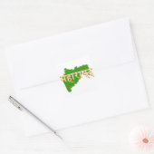Maharashtra Vierkante Sticker (Envelop)