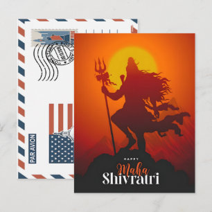 Mahashivratri Grote Viering Festival Jaar 2026 Feestdagenkaart