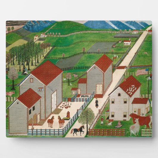 Mahatango Valley Boerderij, eind 19e eeuw Fotoplaat (Voorkant)