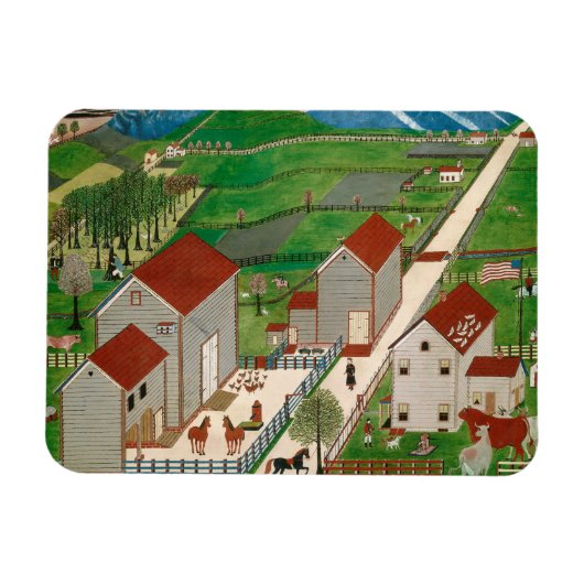 Mahatango Valley Boerderij, eind 19e eeuw Magneet (Horizontaal)