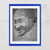 Mahatma Gandhi Briefkaart (Voorkant)
