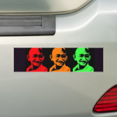 Mahatma Gandhi Collage Bumpersticker (Op auto)