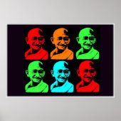Mahatma Gandhi Collage Poster (Voorkant)