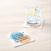 Mahatma Gandhi Conscience Quotes Kartonnen Onderzetters (Insitu)