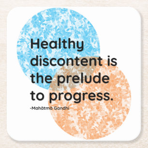 Mahatma Gandhi Discontent Quotes Kartonnen Onderzetters