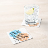 Mahatma Gandhi Enemies Quotes Kartonnen Onderzetters (Insitu)