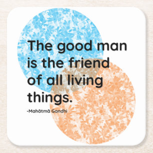 Mahatma Gandhi Good Man Quotes Kartonnen Onderzetters