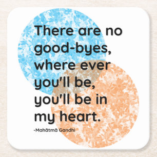 Mahatma Gandhi Heart Quotes Kartonnen Onderzetters