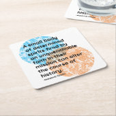 Mahatma Gandhi History Quotes Kartonnen Onderzetters (Schuin)