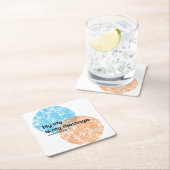 Mahatma Gandhi Life Quotes Kartonnen Onderzetters (Insitu)