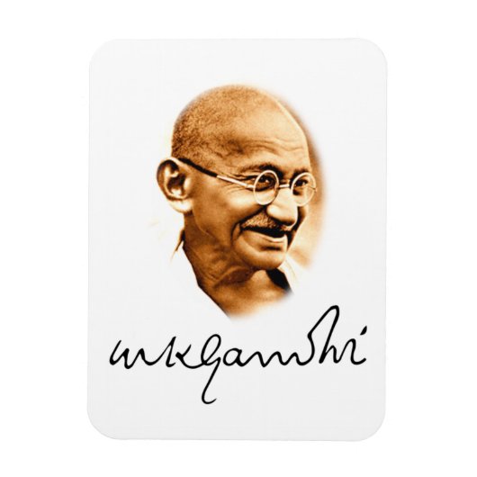 Mahatma Gandhi Magneet (Verticaal)