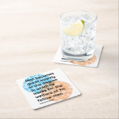 Mahatma Gandhi Man Quotes Kartonnen Onderzetters (Insitu)