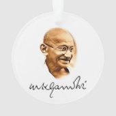 Mahatma Gandhi Ornament (achterkant)