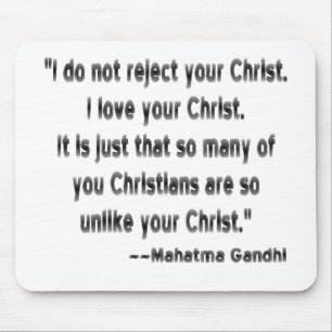 Mahatma Gandhi over christenen Muismat