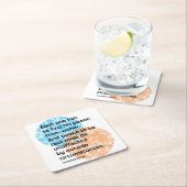 Mahatma Gandhi Peace Quotes Kartonnen Onderzetters (Insitu)