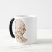 Mahatma Gandhi Portrait Mok (Voorkant links)