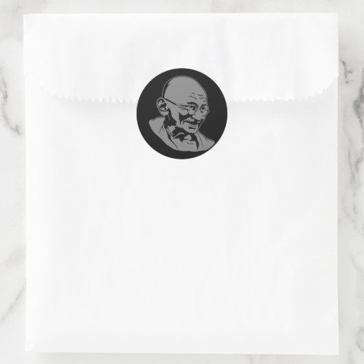 Mahatma Gandhi Portrait Sticker (Tas)