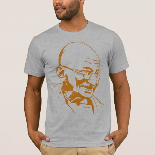 Mahatma Gandhi Portrait T-Shirt (Voorkant)