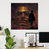 Mahatma Gandhi Poster (Thuiskantoor)