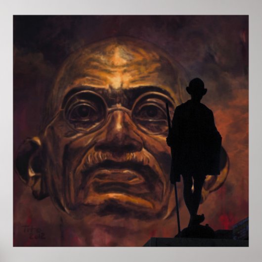 Mahatma Gandhi Poster (Voorkant)