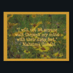 Mahatma Gandhi Poster<br><div class="desc">Mahatma Gandhi</div>