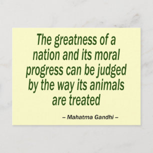 Mahatma Gandhi Quote Briefkaart