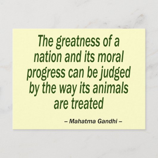 Mahatma Gandhi Quote Briefkaart (Voorkant)