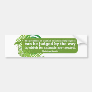 Mahatma Gandhi Quote Bumpersticker