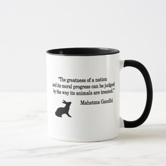 Mahatma Gandhi Quote Collectie Mok (Rechts)